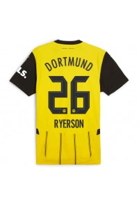 Borussia Dortmund Julian Ryerson #26 Fotballdrakt Hjemme Klær 2024-25 Korte ermer